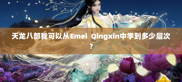 天龙八部我可以从Emei Qingxin中学到多少层次？ 第3张